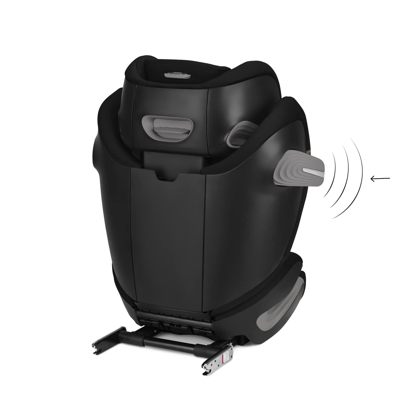 Cybex Solution S2 i-Fix Kindersitz 100–150 cm, Moon Black